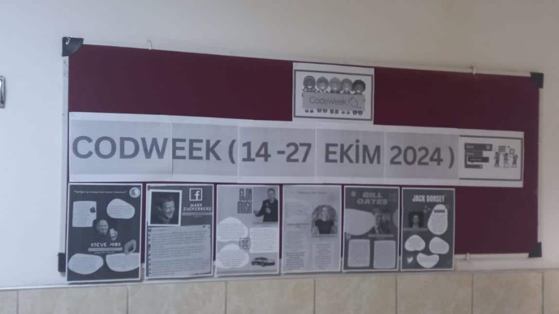 CODEWEEK HAFTASI KAPSAMINDA SINIFLARIMIZDA KODLAMA ETKİNLİĞİ GERÇEKLEŞTİRİLDİ